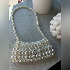 Revolve Pearl Shoulder Bag